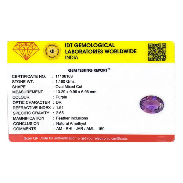 Amethyst - 5.8 Carat