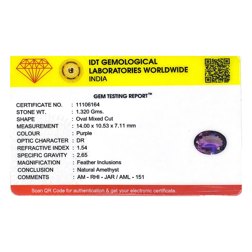 Amethyst - 6.6 Carat