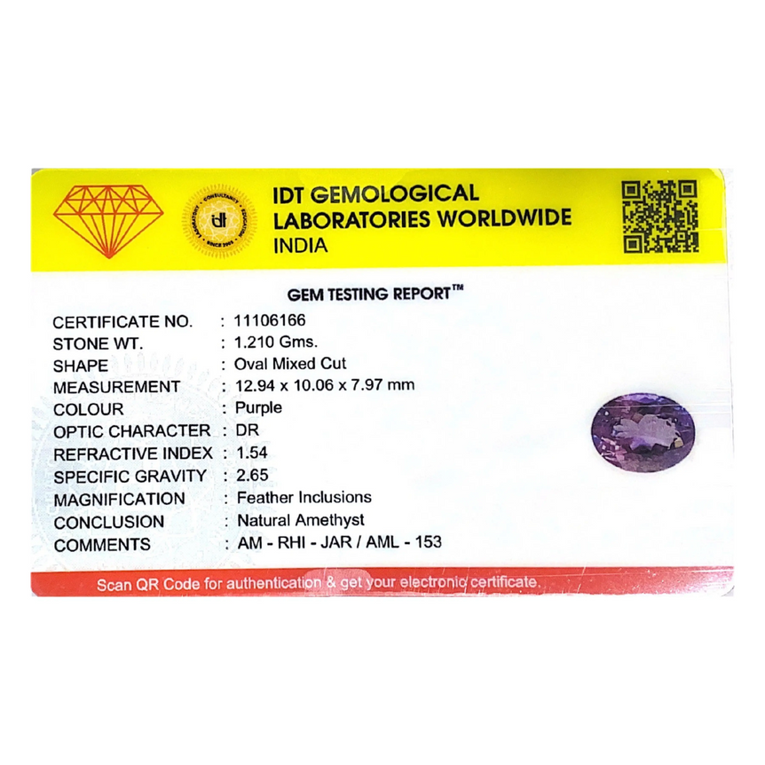 Amethyst - 6.05 Carat
