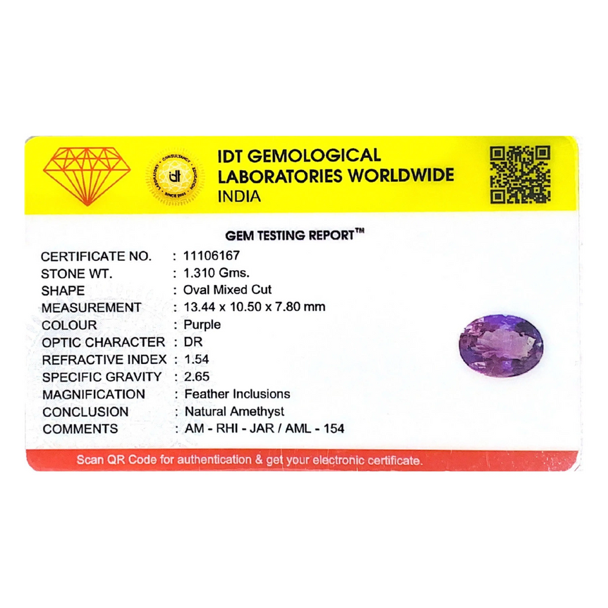 Amethyst - 6.55 Carat