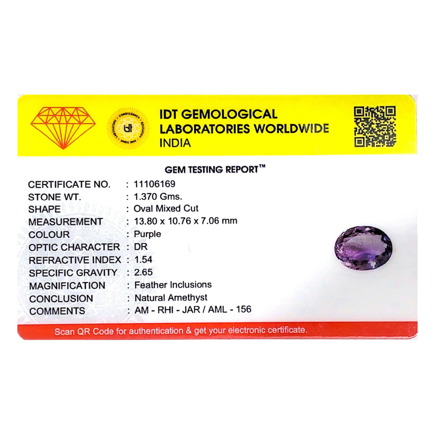 Amethyst - 6.85 Carat