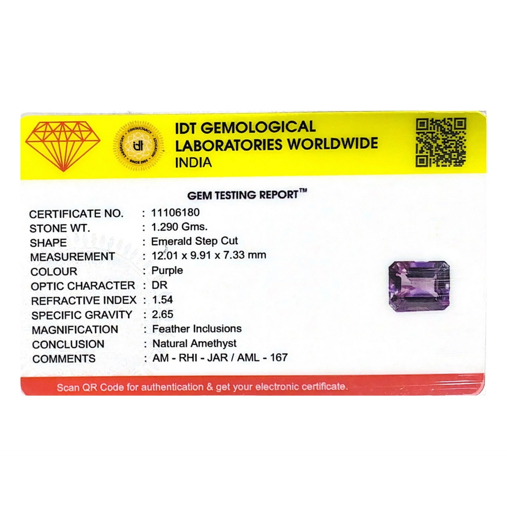 Amethyst - 6.45 Carat