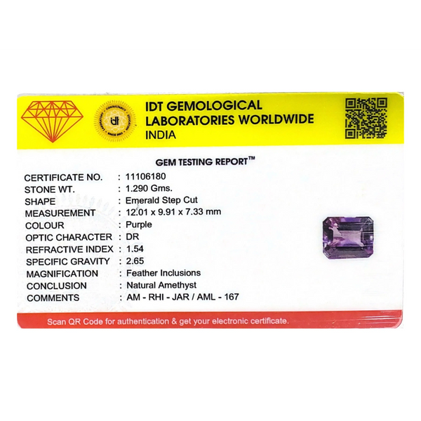 Amethyst - 6.45 Carat