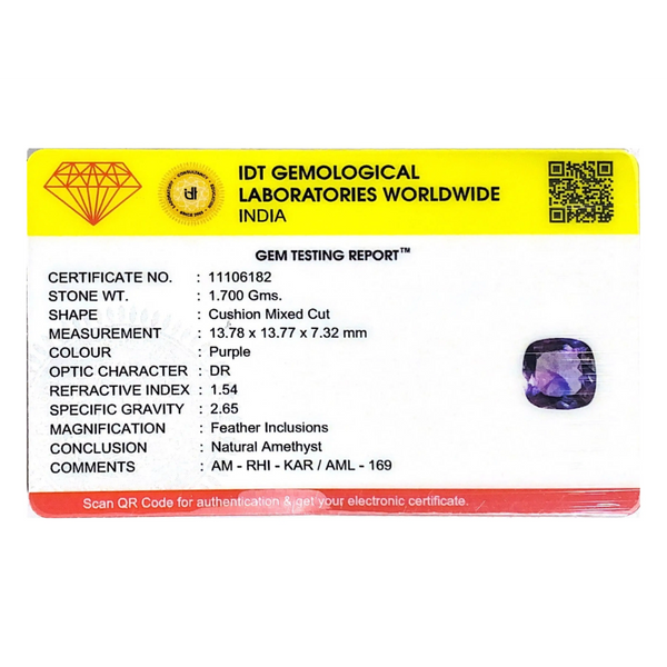 Amethyst - 8.5 Carat