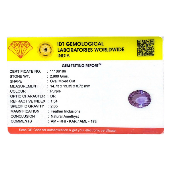Amethyst - 14.5 Carat