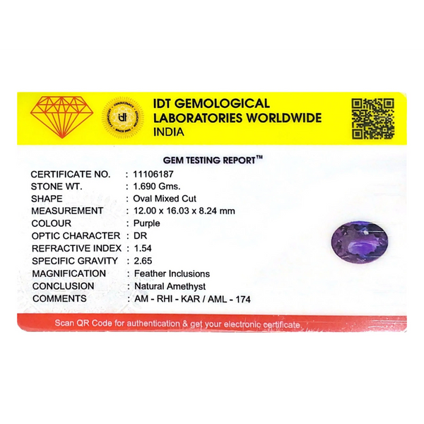 Amethyst - 8.45 Carat