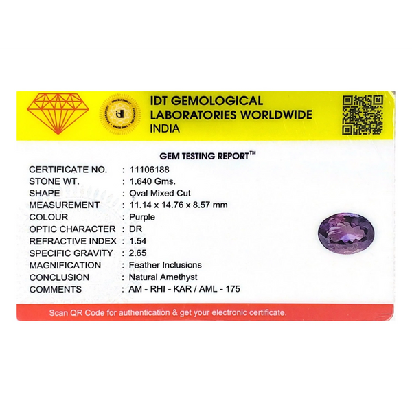 Amethyst - 8.2 Carat