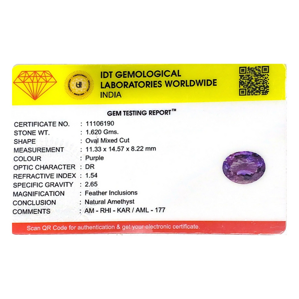 Amethyst - 8.05 Carat
