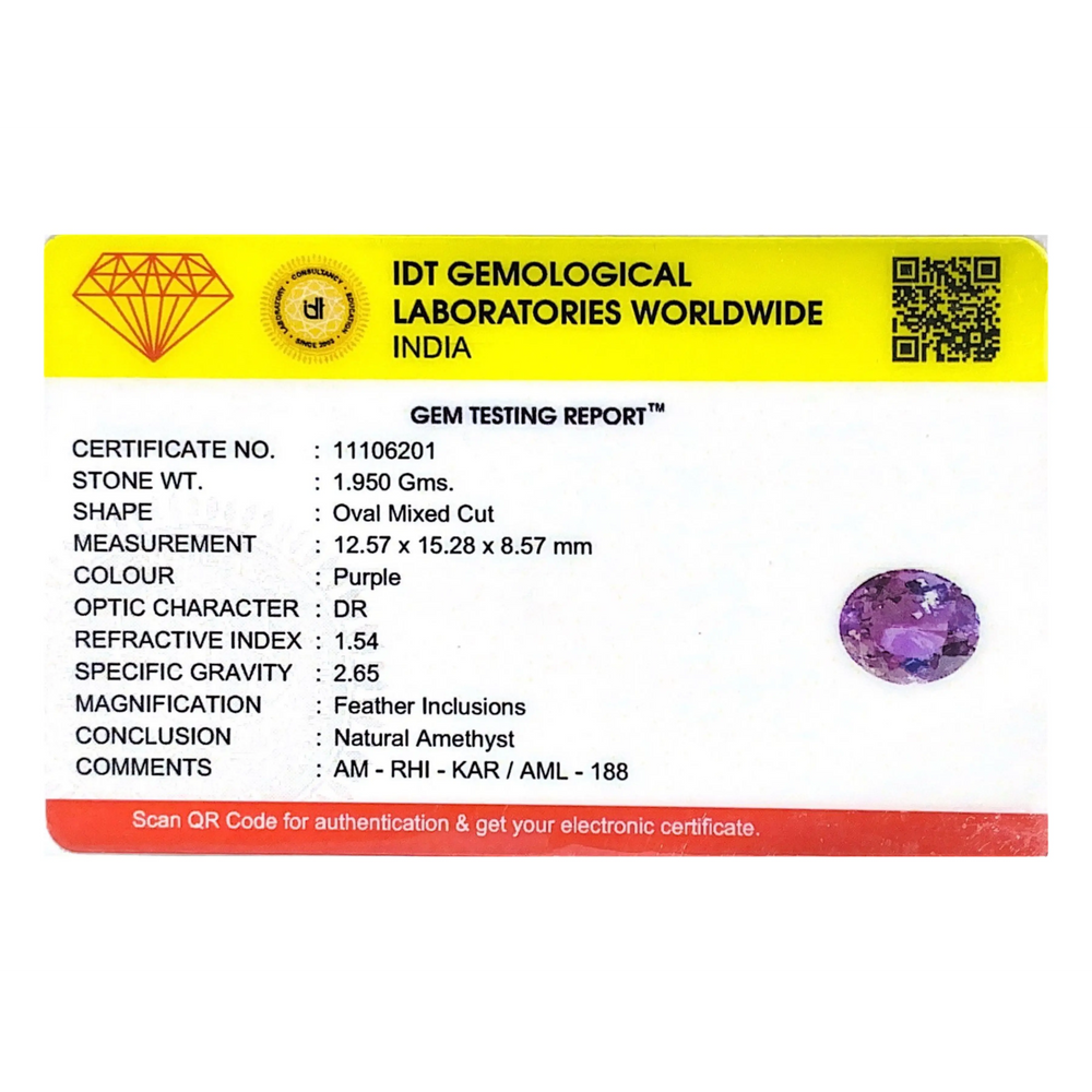 Amethyst - 9.75 Carat