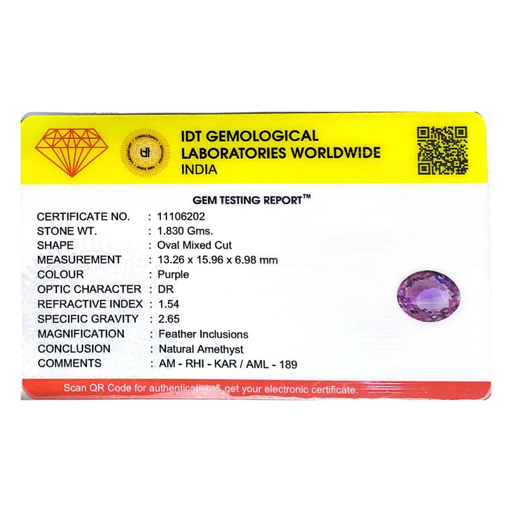 Amethyst - 9.15 Carat