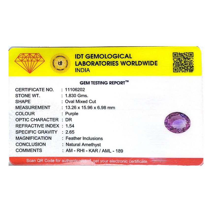 Amethyst - 9.15 Carat