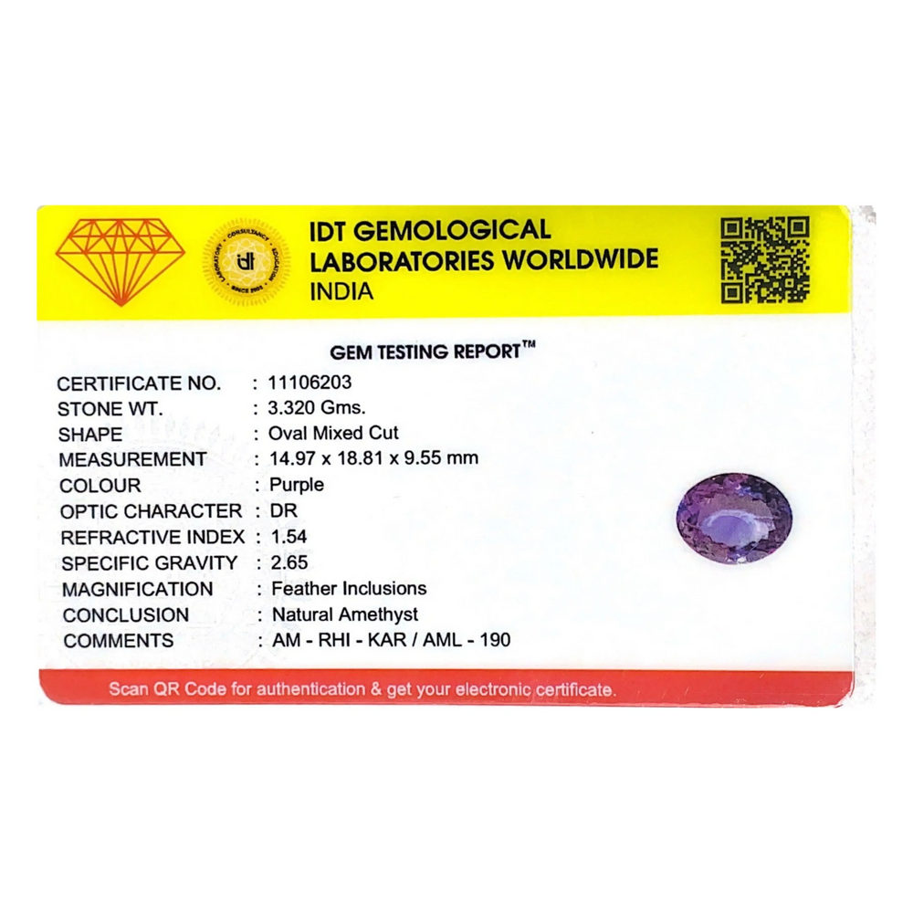 Amethyst - 16.6 Carat