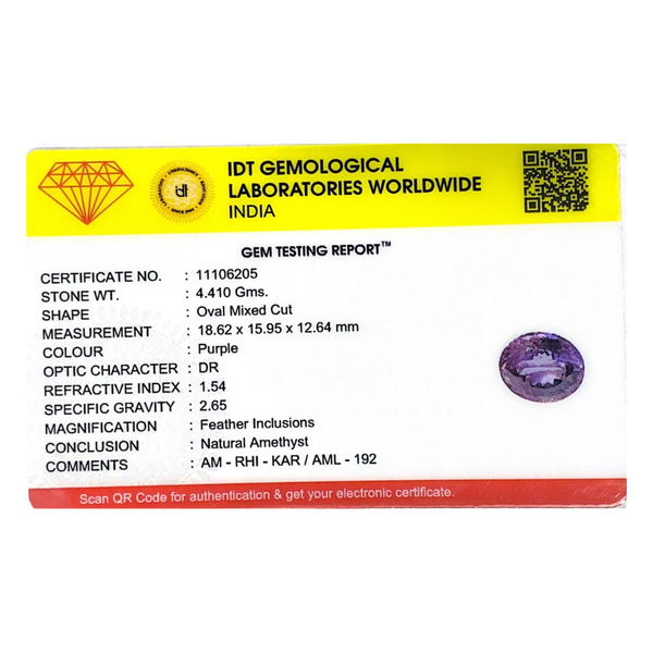 Amethyst - 22.05 Carat