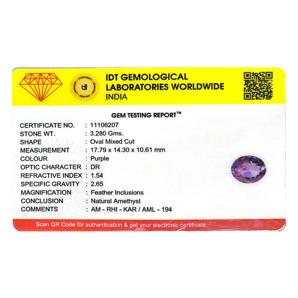 Amethyst - 16.4 Carat