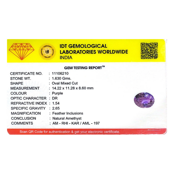 Amethyst - 8.15 Carat
