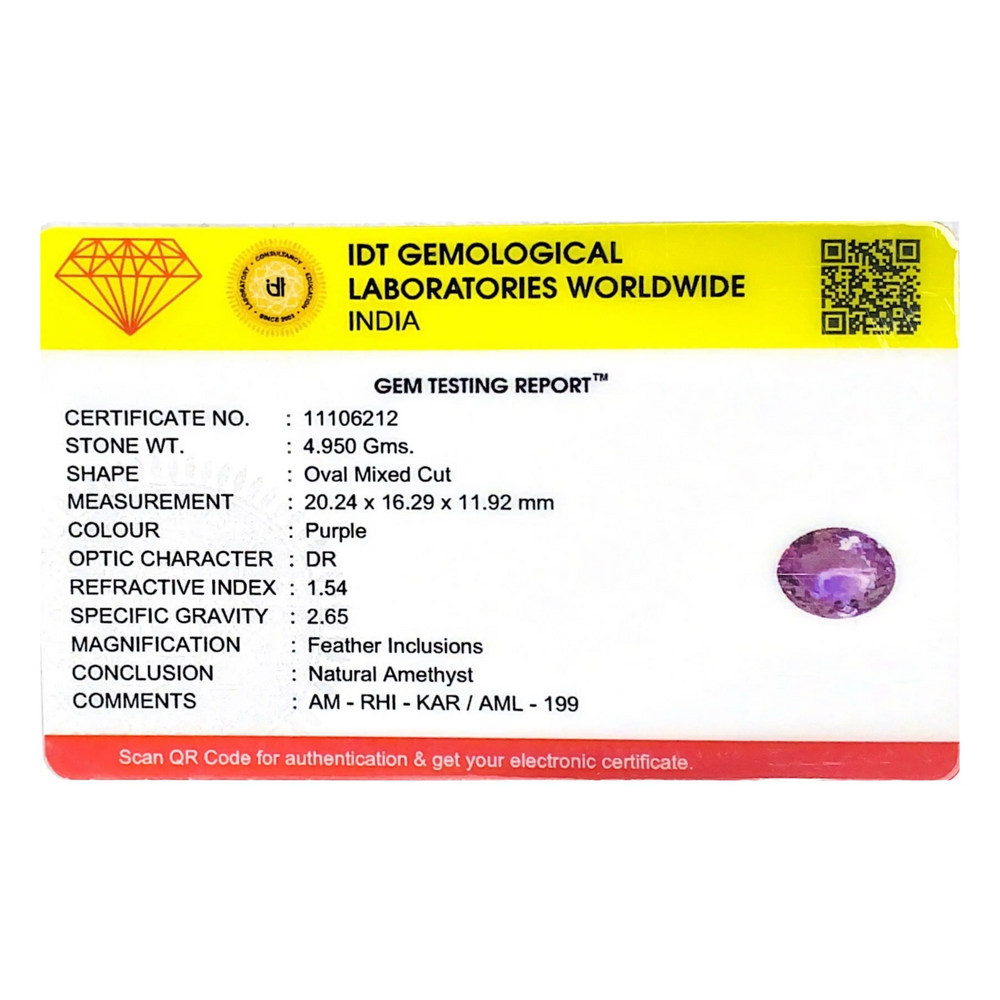 Amethyst - 24.75 Carat