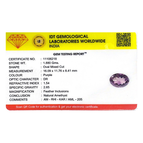 Amethyst - 9.4 Carat