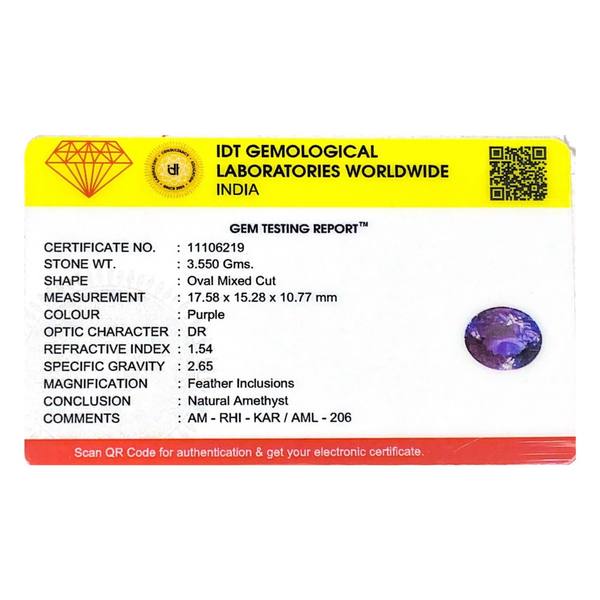 Amethyst - 17.75 Carat
