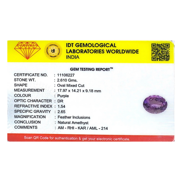 Amethyst - 13.05 Carat