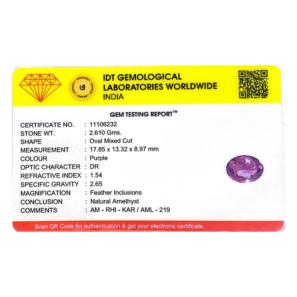 Amethyst - 13.05 Carat