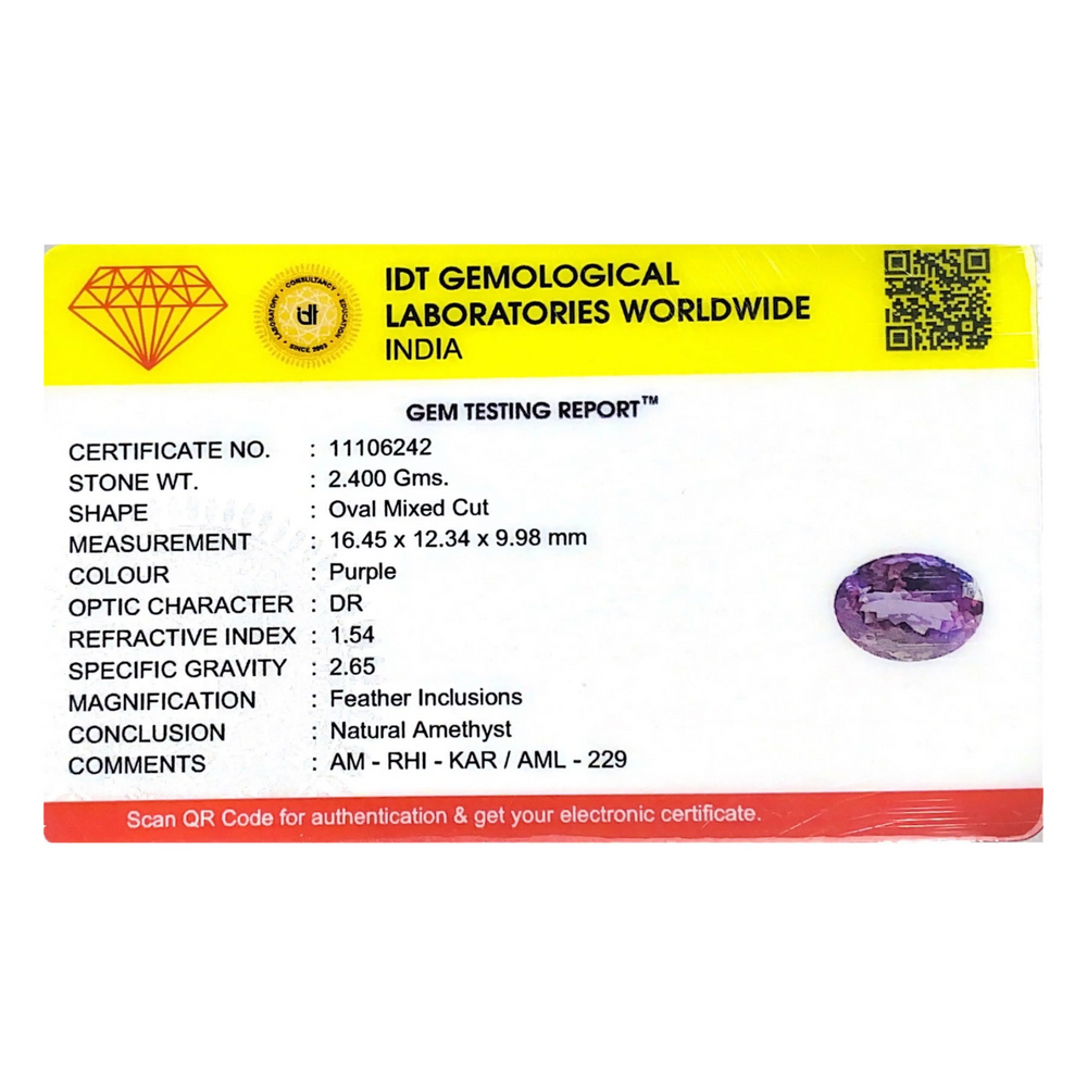 Amethyst - 12 Carat