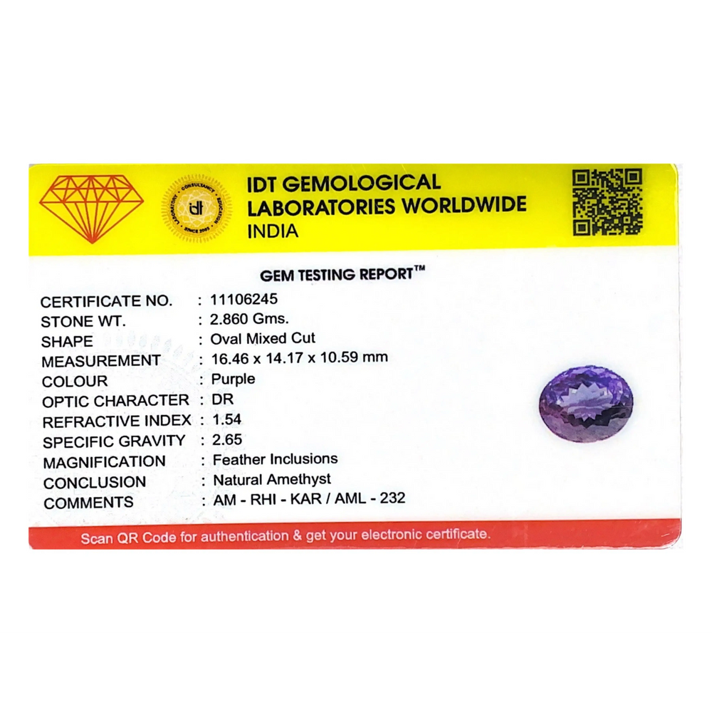 Amethyst - 14.3 Carat