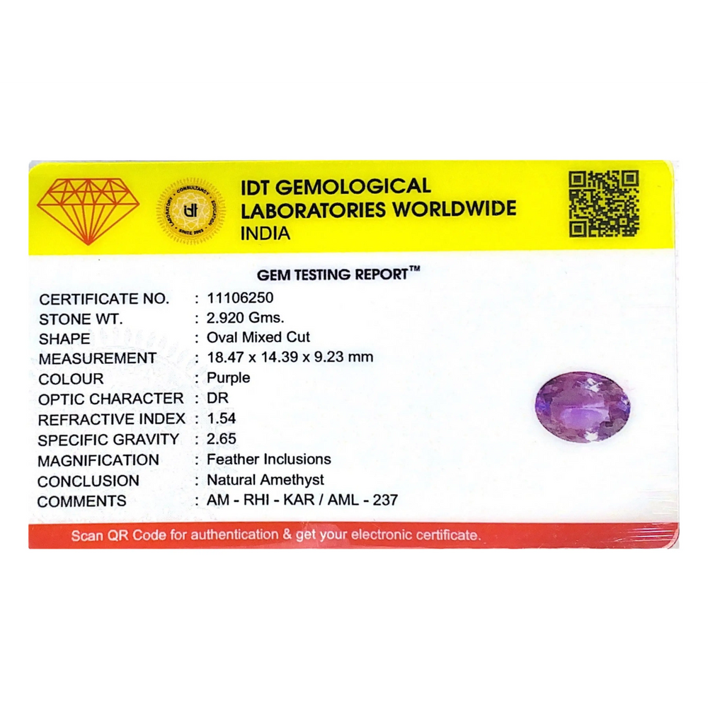 Amethyst - 14.6 Carat