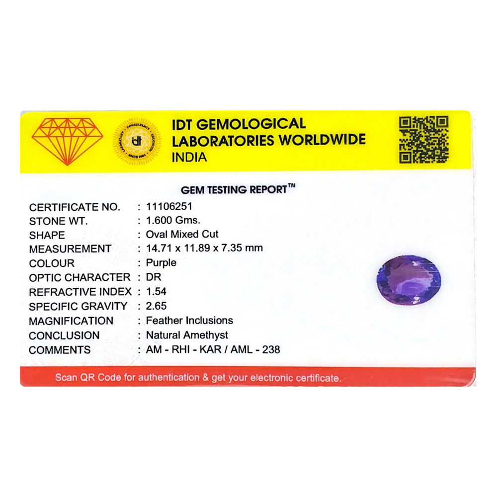 Amethyst - 8 Carat