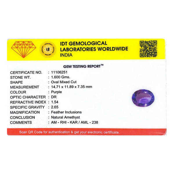 Amethyst - 8 Carat