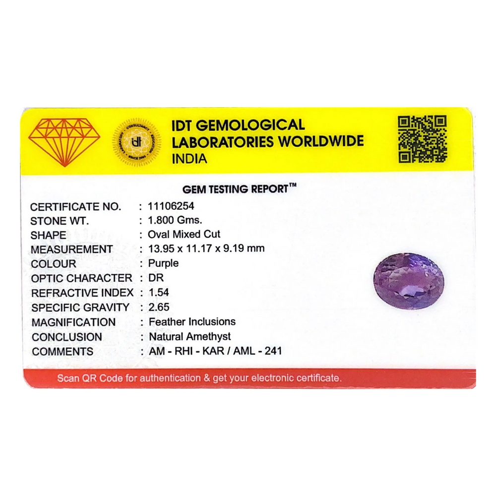 Amethyst - 8.95 Carat