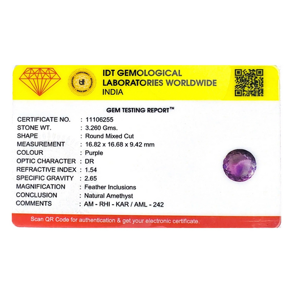 Amethyst - 16.3 Carat