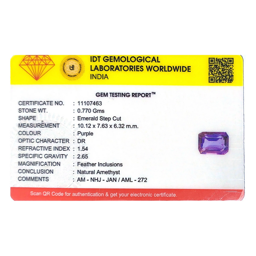 Amethyst - 3.85 Carat