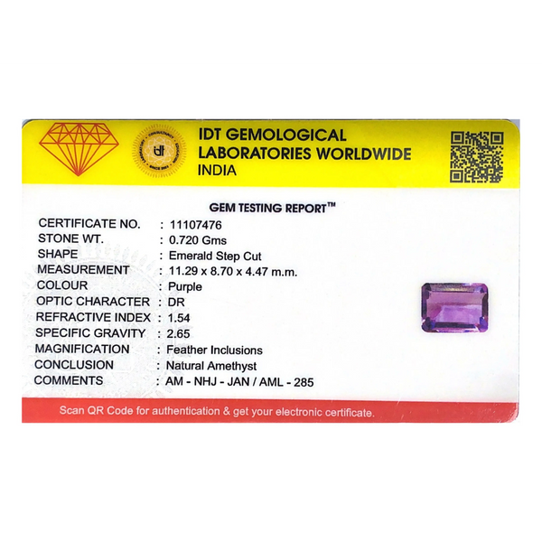 Amethyst - 3.6 Carat