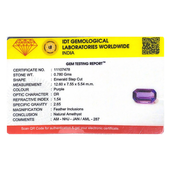 Amethyst - 3.9 Carat