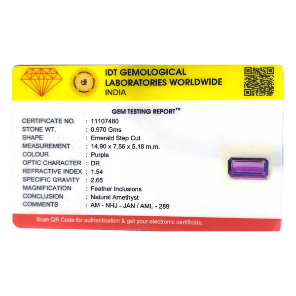 Amethyst - 4.85 Carat