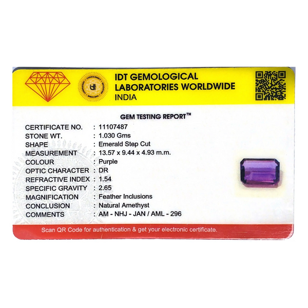 Amethyst - 5.15 Carat