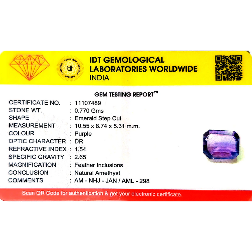 Amethyst - 3.85 Carat