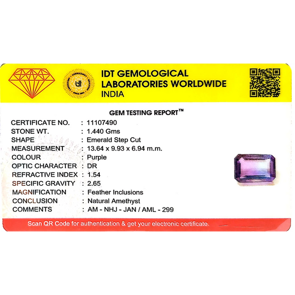 Amethyst - 7.2 Carat