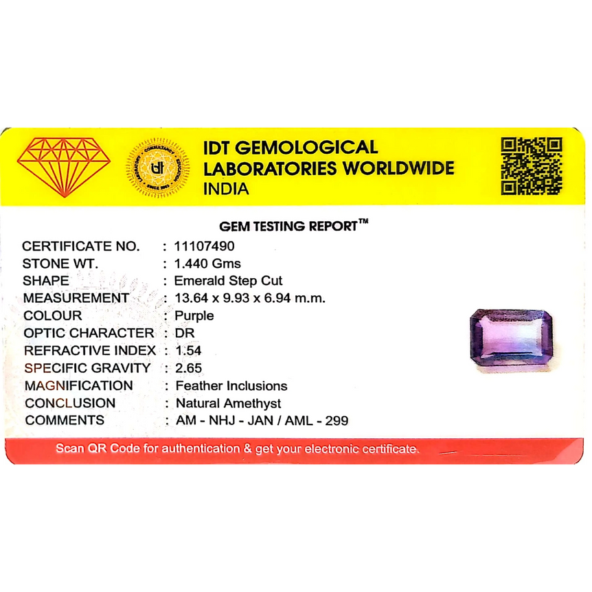 Amethyst - 7.2 Carat