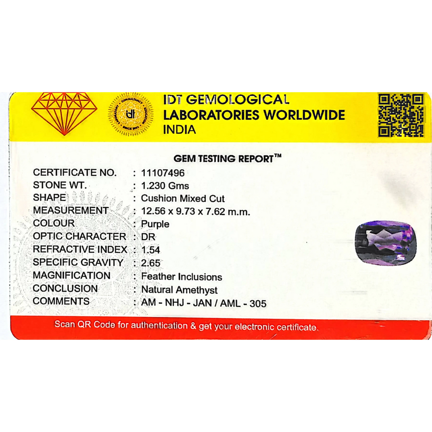 Amethyst - 6.15 Carat