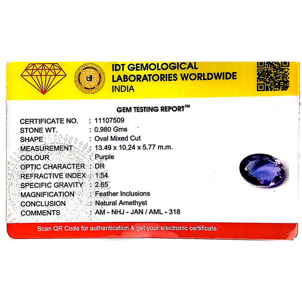 Amethyst - 4.9 Carat