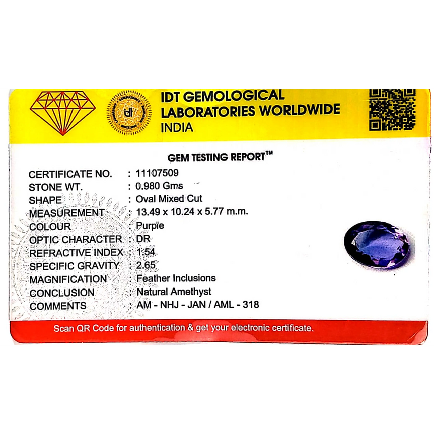 Amethyst - 4.9 Carat