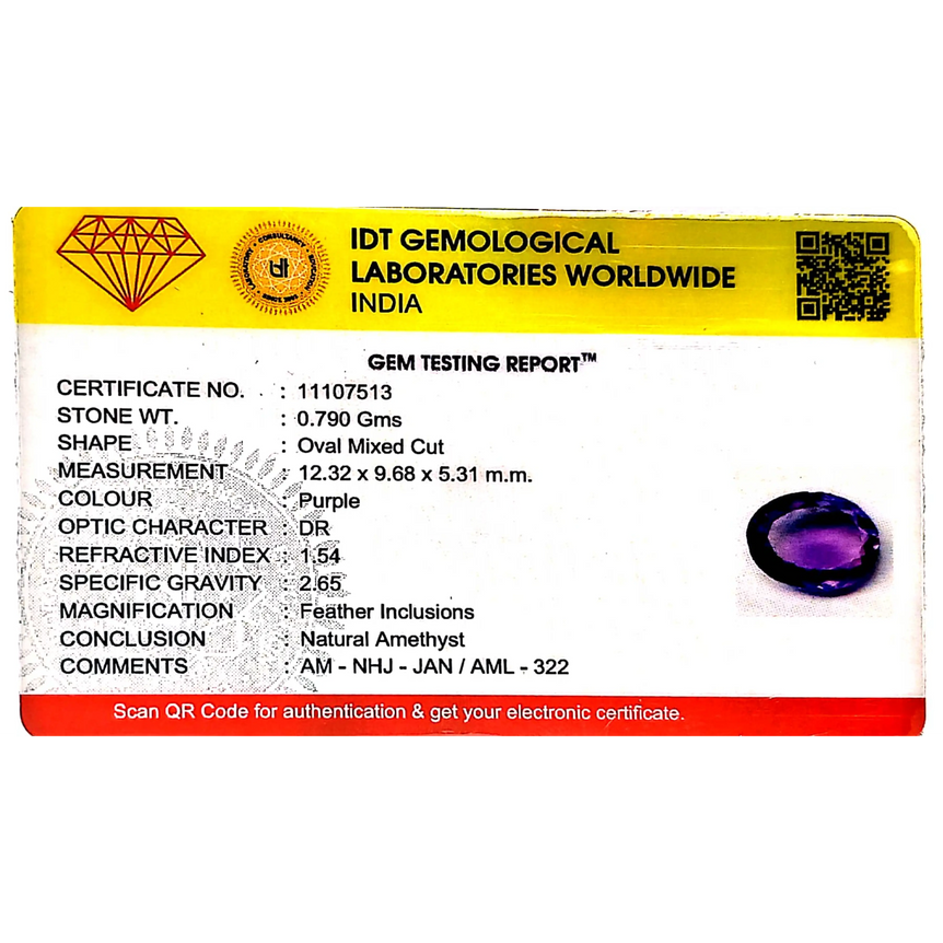 Amethyst - 3.95 Carat