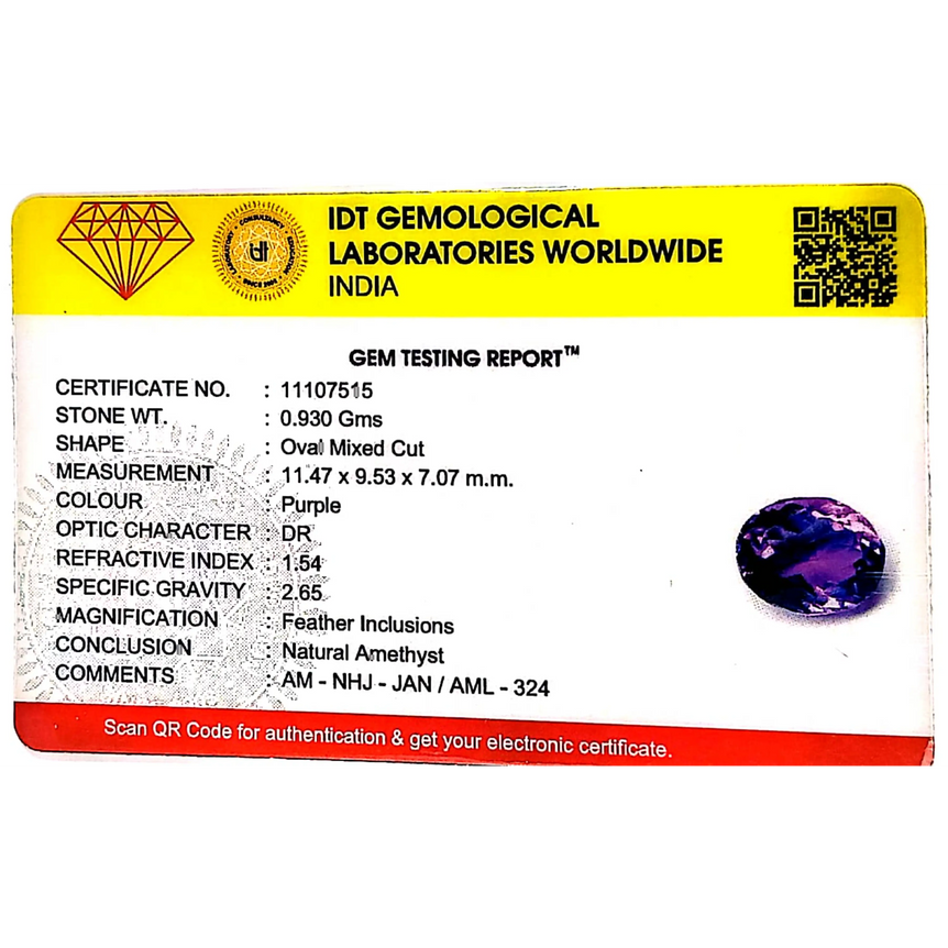 Amethyst - 4.65 Carat