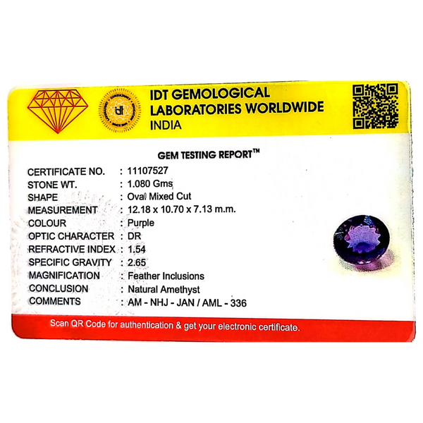 Amethyst - 5.4 Carat