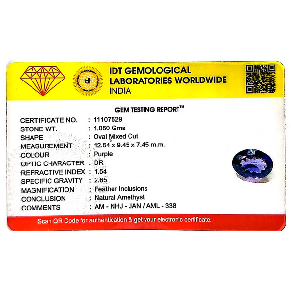 Amethyst - 5.25 Carat