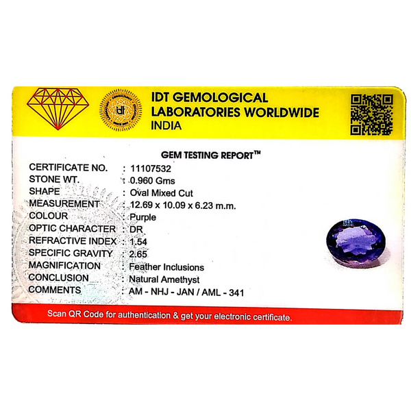 Amethyst - 4.8 Carat