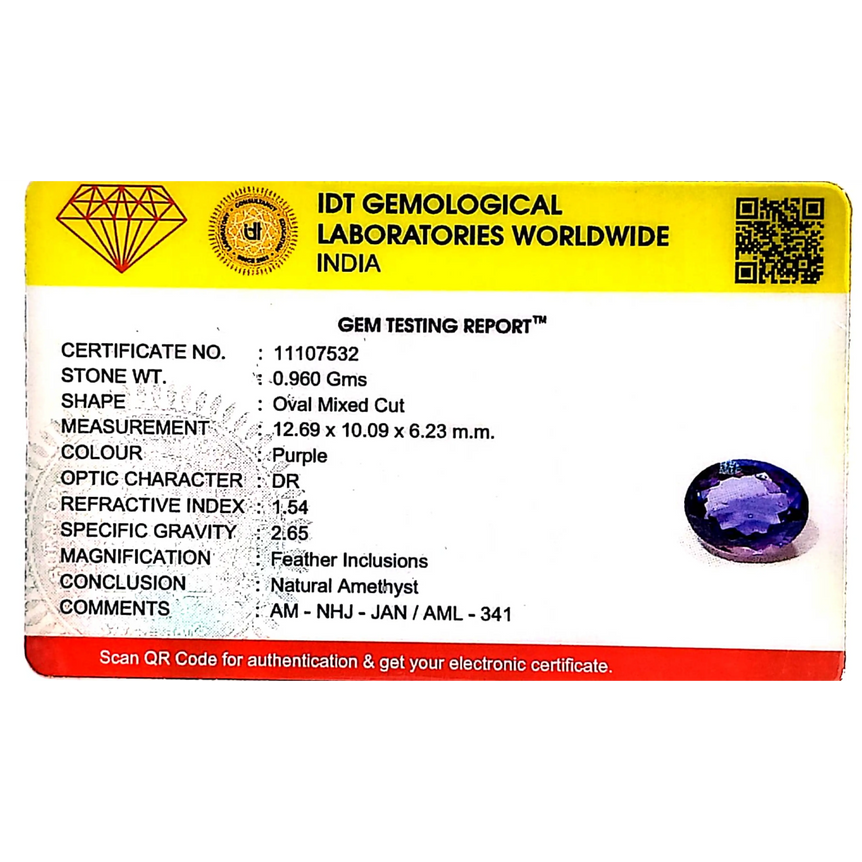 Amethyst - 4.8 Carat