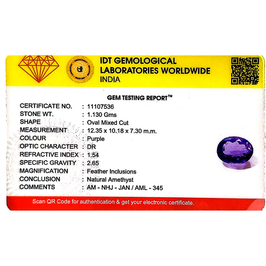 Amethyst - 5.65 Carat