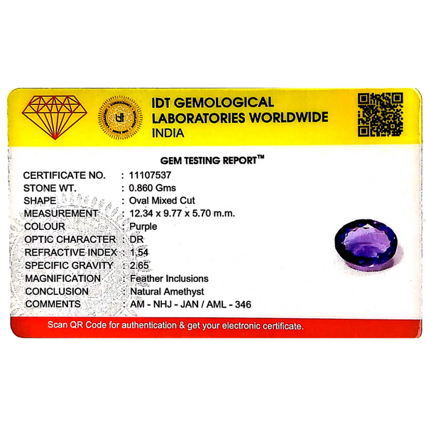 Amethyst - 4.3 Carat